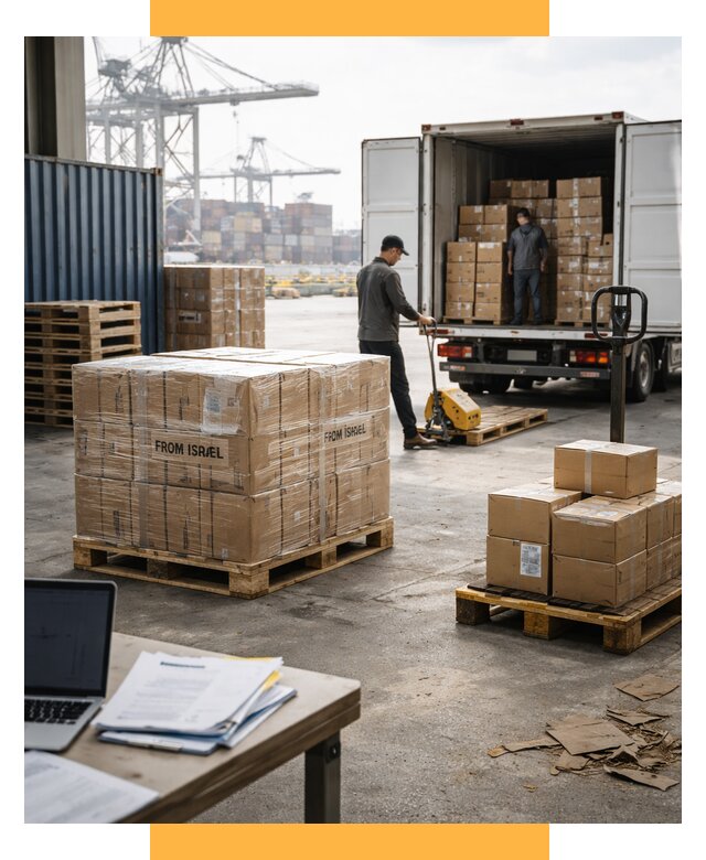 Доставка грузов из Израиля от 15576 р., логистика от СетСервис-Ств