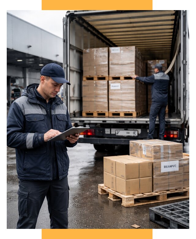 Доставка грузов из Беларуси от 15576 р. логистика СетСервис-Ств