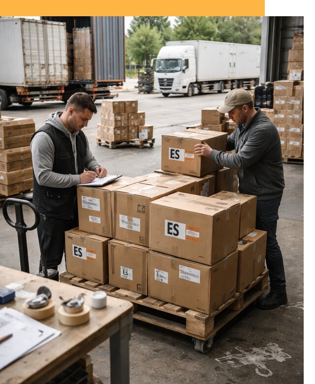 Доставка грузов в Испанию автотранспортом от 36344 руб