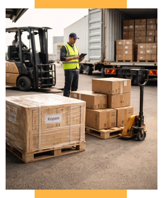 Доставка грузов в Корею из России от 36344 р. | СетСервис-Ств
