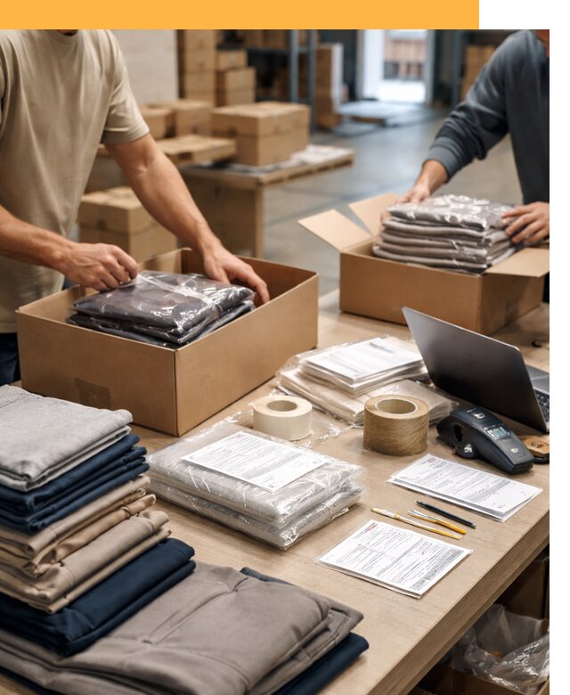 Перевозка одежды по миру от 7788 руб. с таможенным оформлением