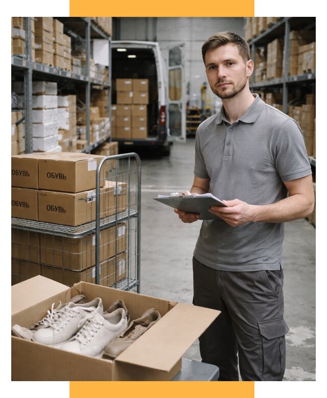 Доставка обуви из Китая и Турции от 4673 р. СетСервис-Ств