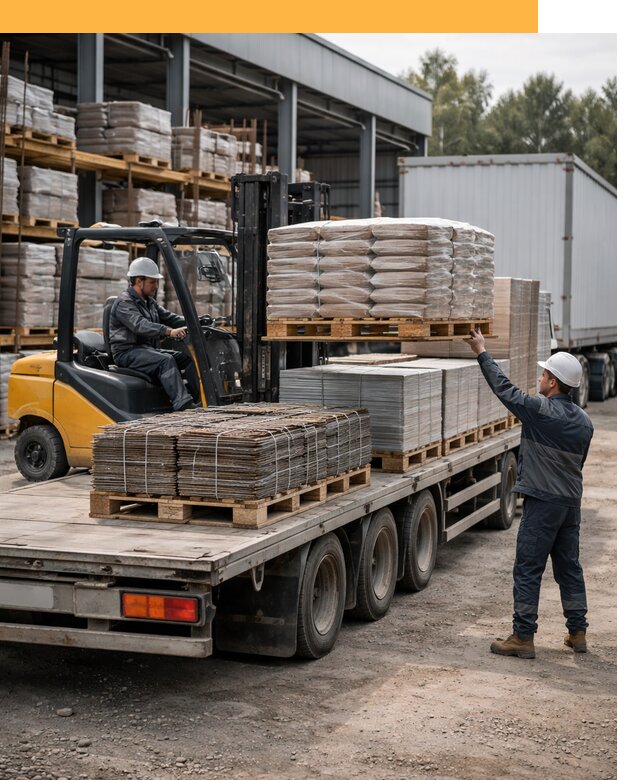 Перевозка строительных материалов по миру от 5711 руб