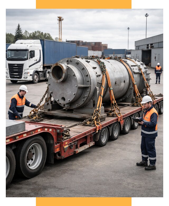 Перевозка тяжеловесных грузов под ключ от 155760 р. | СетСервис-Ств