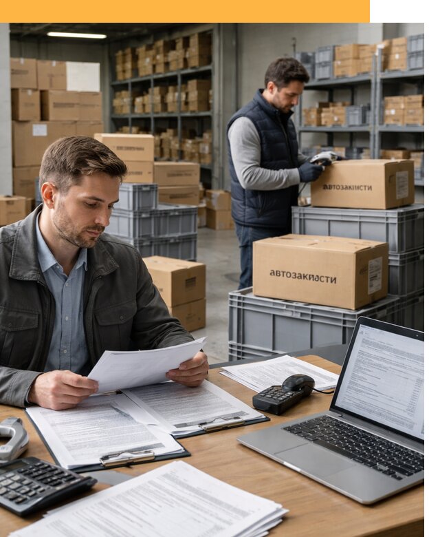 Таможенное оформление автозапчастей по выгодным тарифам от 8826