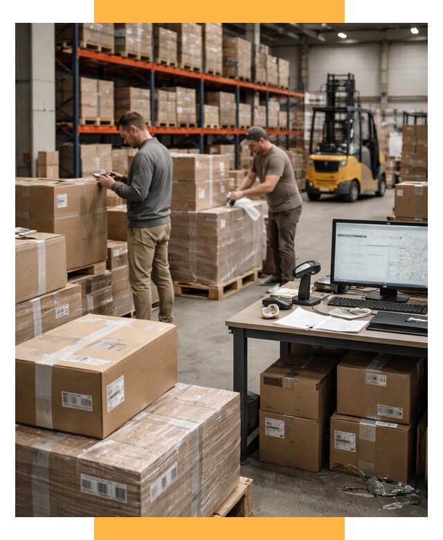 Склад консолидации в Европе от 6750 р., услуги СетСервис-Ств